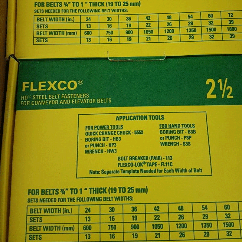 GRAPAS FLEXCO FAJA TRANSPORTADORA